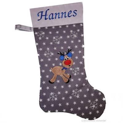 Nikolausstiefel mit Name Hannes