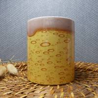 Keramik Tasse, Kaffeetasse 330 ml, Bier Bild 1