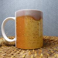 Keramik Tasse, Kaffeetasse 330 ml, Bier Bild 2