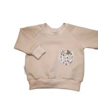 Babykleidung Mädchen, Babyset 3-teilig, Pumphose, Sweatshirt, Hut, Größe 68 Bild 3