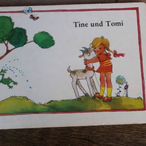 Bilderbuch "Tine und Tomi" Rudolf Arnold Verlag Leipzig 1977 DDR Bild 1