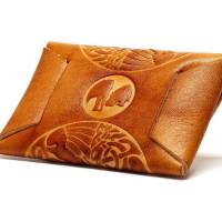 Karten Etui Geldbörse Echtes Leder Cards and Cash Dragons Light by Vickys World - Card Wallet Bag Bild 5