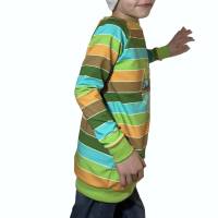 Handmade Pullover für Kinder - Größe 128 buntes Langarmshirt mit Motiv Bild 3