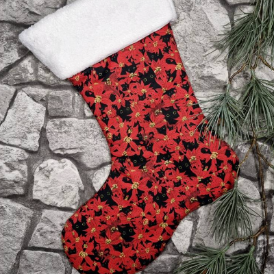 Weihnachtsstiefel, Weihnachtssocke, Nikolaussocke, Kaminsocke, Weihnachtsstrumpf, Nikolausstrumpf, Nikolausstiefel