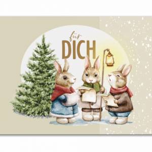 Gutscheinheft + Klappkarte Zeit statt Zeug Weihnachten Bild 2