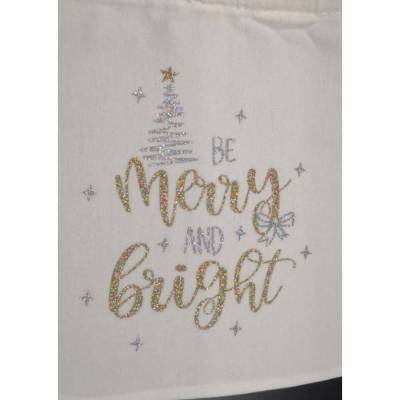 Baumwollsäckchen mit Folie bedruckt 20x 24cm