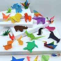 Adventskalender Origami Tiere - Papierkunst - Einzigartige Adventskalender Bild 1