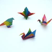 Adventskalender Origami Tiere - Papierkunst - Einzigartige Adventskalender Bild 4