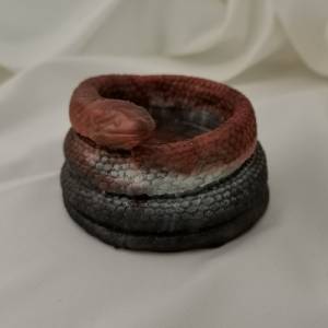 Teelichthalter Schlange Schlangenform aus Resin Epoxidharz in mehreren Varianten Bild 2