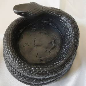 Teelichthalter Schlange Schlangenform aus Resin Epoxidharz in mehreren Varianten Bild 8