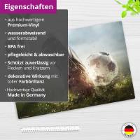 Fußball Elfmeter Schuss und Tor – 60 x 40 cm – Schreibunterlage aus hochwertigem Vinyl – Made in Germany! Bild 4