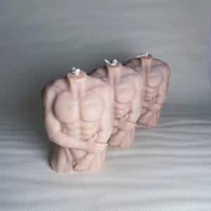 Curvy Body Torso Candle Set | Deko Körperkerze Sojawachs | Mann & Frau | Handmade, Hochzeit Geschenk Bild 7