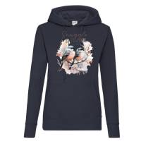 Hoodie Damen- Sweater mit Kängurutasche & einzigartigen Prints ,,Kuschel Wetter'' Bild 5