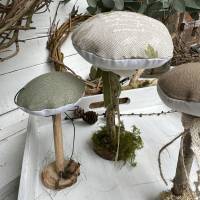 4 Deko Pilze „Stoffpilze“ Herbstdeko im Landhaus Bild 10