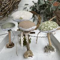 4 Deko Pilze „Stoffpilze“ Herbstdeko im Landhaus Bild 4