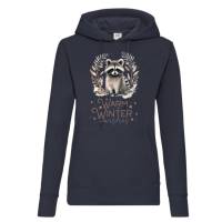 Hoodie Damen- Sweater mit Kängurutasche & einzigartigen Prints ,,Warm Winter'' Bild 5