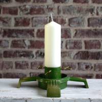 alter Baumständer Kerzenhalter Vintage Deko grün gold A Bild 4