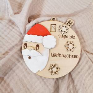 Weihnachts Countdown | Christmas countdown | Baumschmuck | Drehscheibe Bild 1