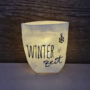 Lichtbeutel Lichterbeutel Winterzeit für Led Teelichter Bild 1