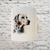 Tasse - Becher - Dalmatiner - Hundemotiv - Fototasse mit Spruch - Geschenk für Hundefreunde Bild 1