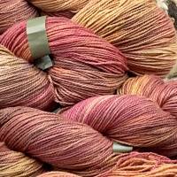 Handgefärbtes Baumwollgarn "Herbst" aus 100% Baumwolle Bild 2