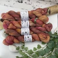 Handgefärbtes Baumwollgarn "Herbst" aus 100% Baumwolle Bild 5