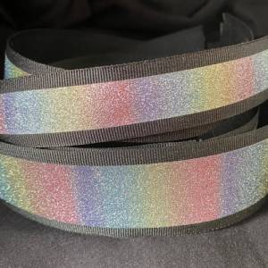 Webband Sparkling Rainbow, 1 Meter,  38mm breit Bild 1
