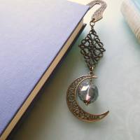 Mond Lesezeichen Magie Bronze Buchzeichen Geschenk zum Buch Bild 4