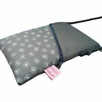 Handytasche zum Umhängen dunkelgrau Crossbag handmade aus Baumwollstoff 2 Fächer Farb- und Musterauswahl Bild 6