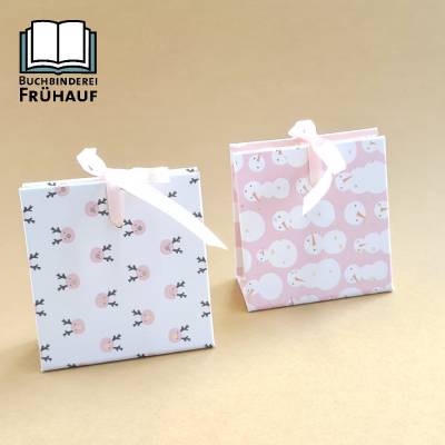 Teebeutelbuch Teealbum Hardcover Weihnachten Schneemann oder Rentier