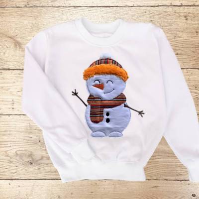 Stickdatei Doodle Schneemann, Weihnachten Set 900