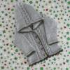Strickjacke für Mädchen ab Größe 50/56 bis Größe 92/98 grau grün Trachtenjacke Babyjacke Pullover Taufkleidung Mädchen Bild 7