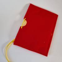 Gutscheinhülle und Blanco-Klappkarte - groß in rot "Dots" - mit Fach für Gutscheine in Scheckkartengröß Bild 10
