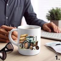 Retro Oldtimer Traktor Motiv Tasse Perfekt für Liebhaber des Landlebens Bild 10