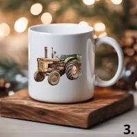 Retro Oldtimer Traktor Motiv Tasse Perfekt für Liebhaber des Landlebens Bild 8