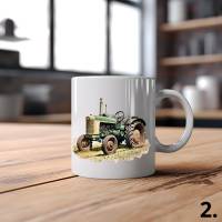 Retro Oldtimer Traktor Motiv Tasse Perfekt für Liebhaber des Landlebens Bild 9