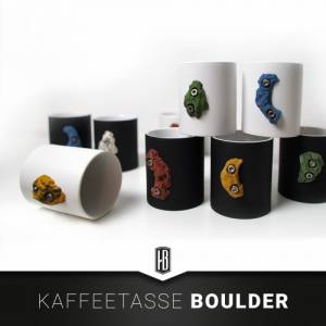 Kaffeetasse mit Klettergriff aus dem Boulder Sport Bild 1