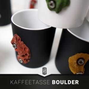 Kaffeetasse mit Klettergriff aus dem Boulder Sport Bild 3