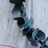 Türkranz Trockenblumenkranz Loop Eukalyptus mit Haus Bild 2