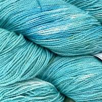 Handgefärbtes Baumwollgarn Türkis-Blau aus 100% Baumwolle Bild 6