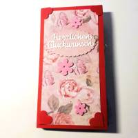 Geldgeschenk Gutscheinkarte Geburtstag mit Schokoladenbox Bild 1