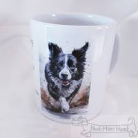 Tasse - Becher - Border Collie - Hundemotiv - Fototasse mit Spruch - Geschenk für Hundefreunde Bild 1