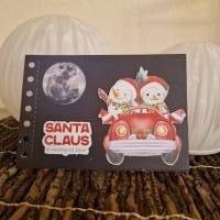 3-teilige Weihnachtskarte / Santa Claus Karten / Weihnachtskarte mit Auto / festliche Grußkarten / Weihnachten Bild 3