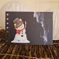 3-teilige Weihnachtskarte / Santa Claus Karten / Weihnachtskarte mit Auto / festliche Grußkarten / Weihnachten Bild 5