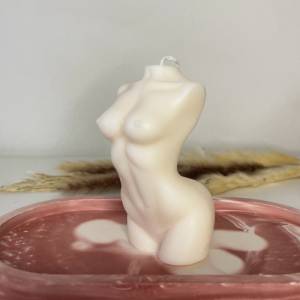 Curvy Body Woman Candle | Torso Körper Frau mit Kurven Kerze | Sojawachs | Stumpenkerze | Handmade, Geschenk Bild 1