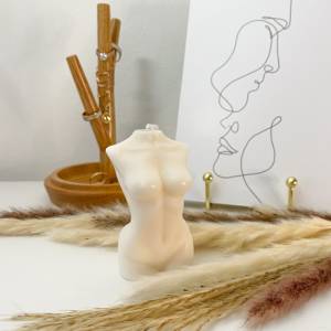 Curvy Body Woman Candle | Torso Körper Frau mit Kurven Kerze | Sojawachs | Stumpenkerze | Handmade, Geschenk Bild 3