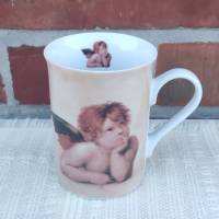 Vintage Kaffeebecher - Schutzengelbecher - Tasse Bild 1