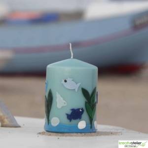Maritime Kerze Unterwasserwelt, Maritimes Geschenk, Nautic Art, Urlaubsgeschenk, Sommer, Sonne, Strand und Meer Bild 7