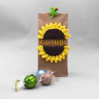 Häkelanleitung Sonnenblumen Geschenktüte in 3 Versionen - einfach auch für Anfänger Bild 3