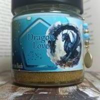 Dragon Love Sojawachskerze, Glitzer, Sommer-Punsch-Duftkerze Kerze Bild 1